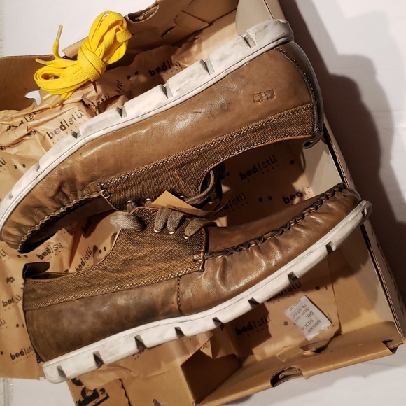 Bed|Stu Bed Stu NEW Men's Leather Canvas JOLLY Mocs Sneakers Casual Oxfords HP🎉 - Picture 9 of 16